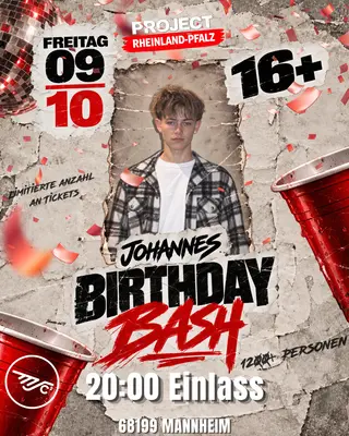 Johannes BDAY BASH