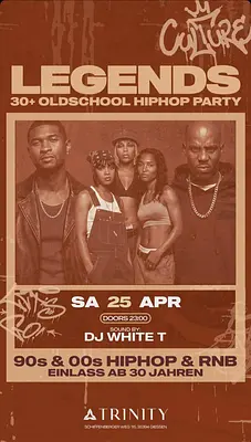 LEGENDS / 30+ Oldschool & Hip Hop Party