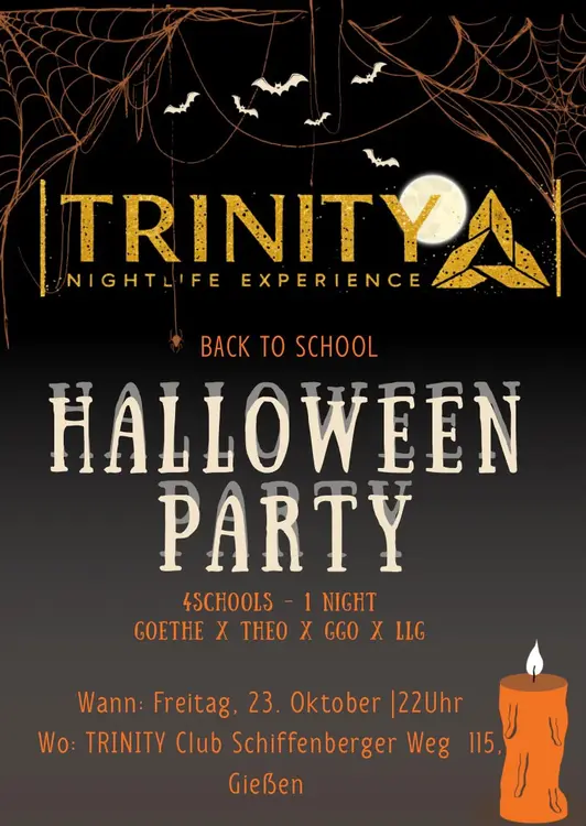 BACK TO SCHOOL " HALLOWEEN PARTY "by Goethe Schule Wetzlar